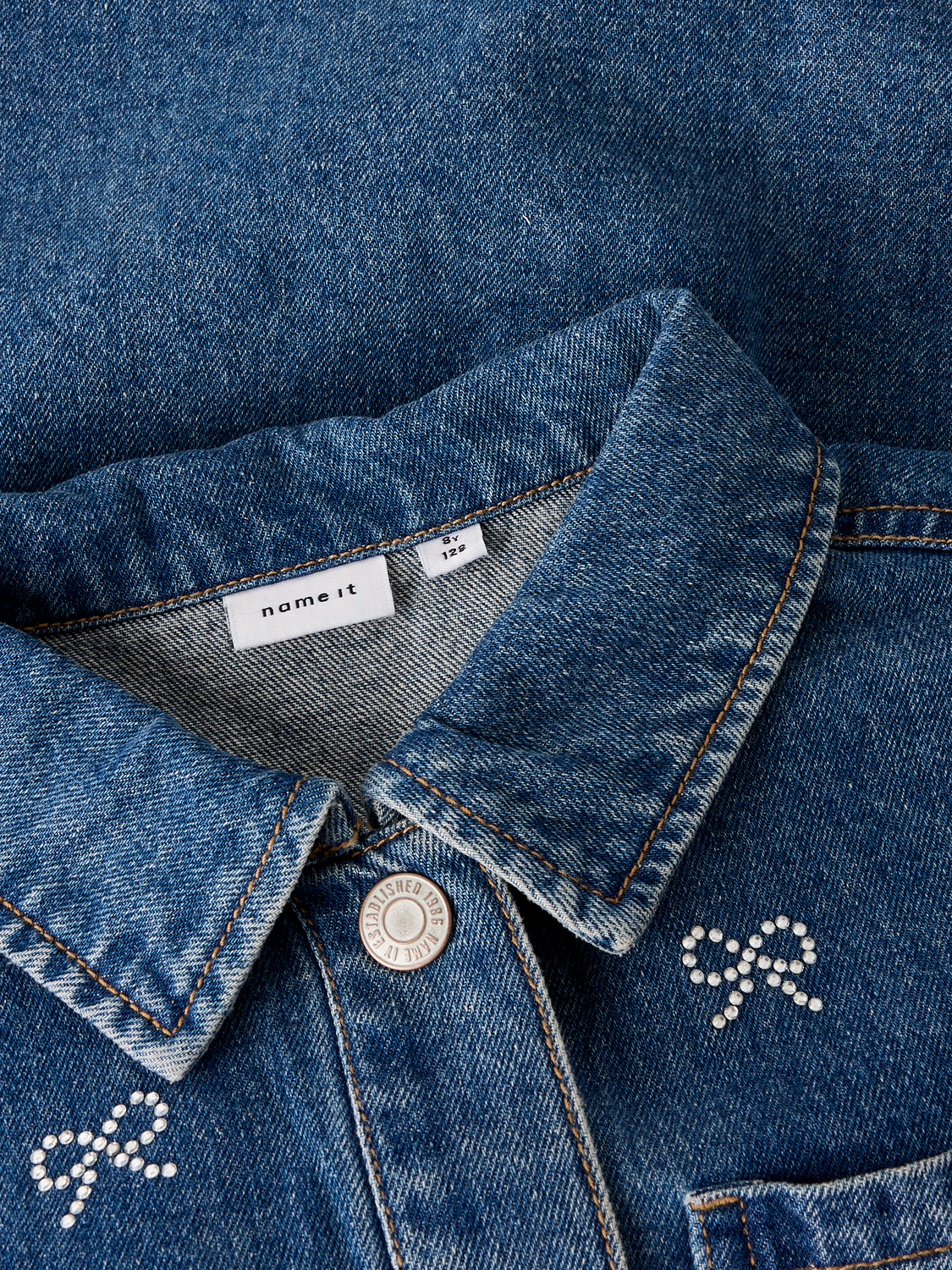 PRE-ORDER NKFKELLY RHINESTONE DNM JACKET