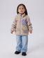 PRE-ORDER NMFMONICA TEDDY JACKET BOW - Fog