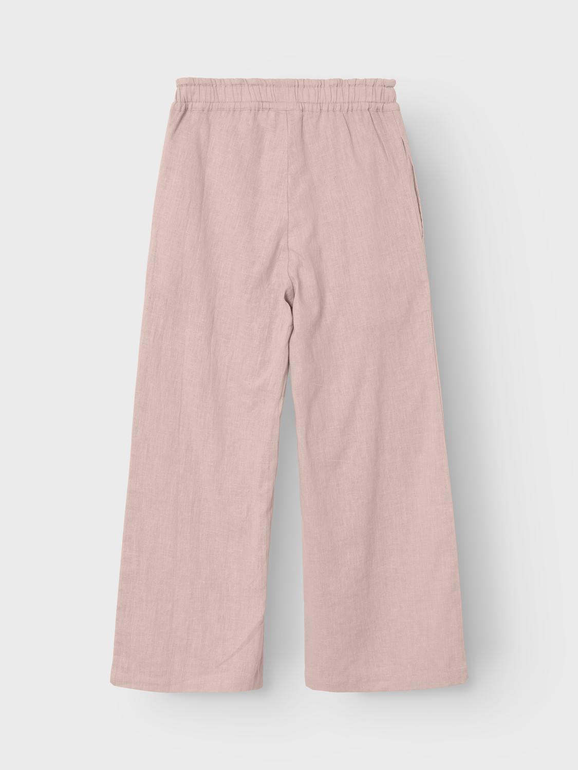 NKFFALINNEN Trousers - Sepia Rose